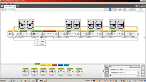 Lego Mindstorms EV3 Random Eyes Program