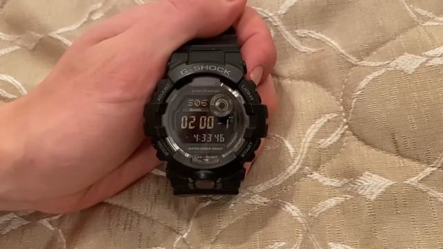 Часы Casio G-Shock GBD-800-1B. Clock of Casio G-Shock GBD-800-1B Подробный обзор-отзыв смотреть онлайн
