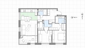 Часть 4 Проект квартиры  с нуля в Архикаде 27