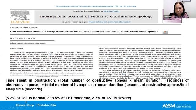 Pediatric Obstructive Sleep Apnea смотреть онлайн