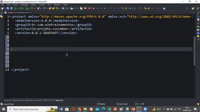 Configuração do pom.xml смотреть онлайн