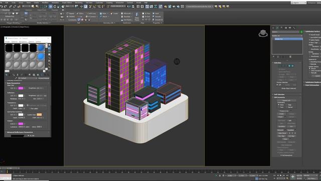 Make Cyberpunk Isometric City Scene Under 10 Minutes смотреть онлайн