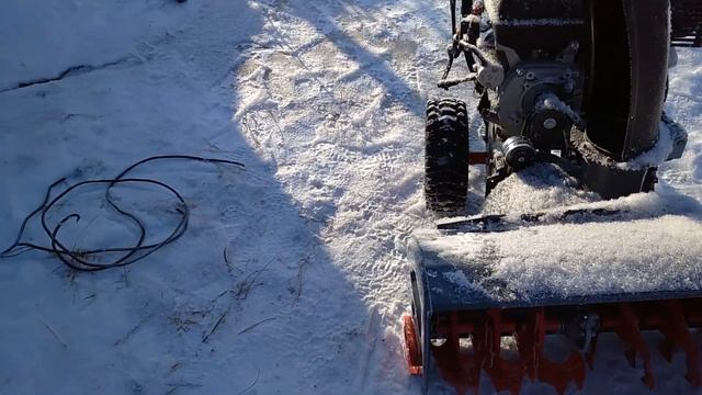 Снегоуборщик Парма,первая серьёзная поломка((( смотреть онлайн