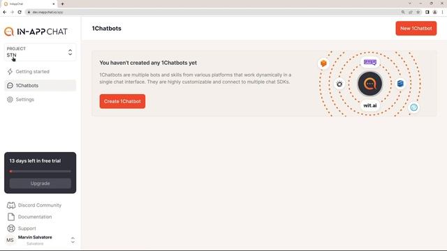 How to create a project on InAppChat смотреть онлайн
