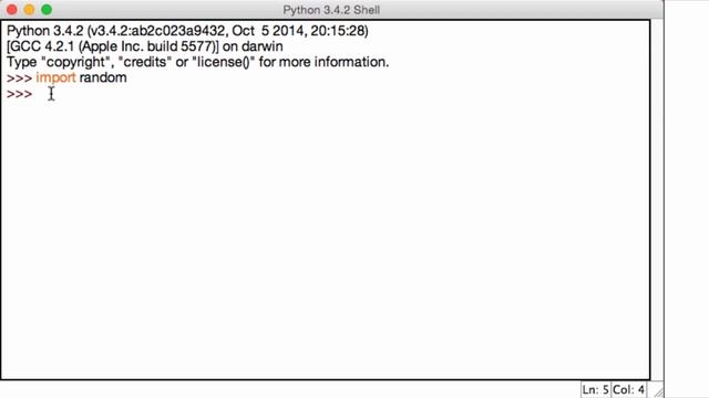 001 Random Module Randint смотреть онлайн