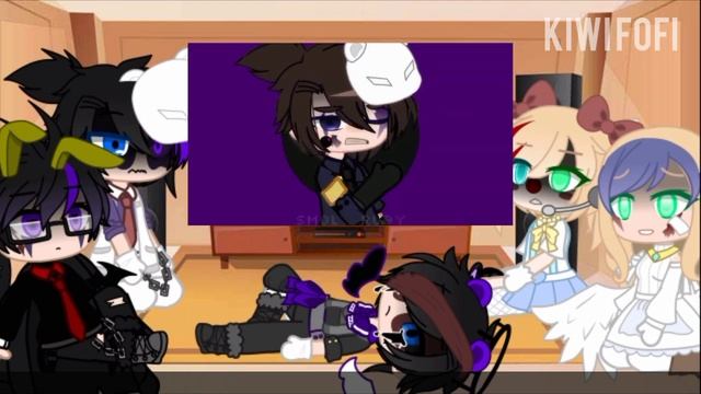 Afton Family Reacts To Their Memes || FNaF Afton Family || Kiwi Fofi смотреть онлайн