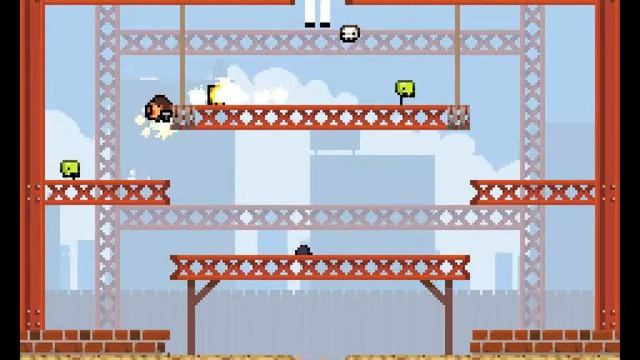 Играем в игру Super Crate Box с Лисом смотреть онлайн