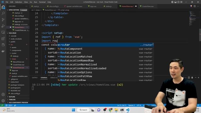 พื้นฐาน Vue.js 3 ทำหน้าเว็บ CRUD ข้อมูลจาก REST API | หมีไลฟ์โค้ด EP.72 โดย อ.พี่หมี смотреть онлайн