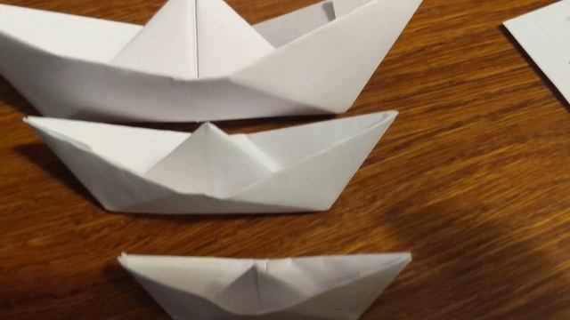 Кораблики из одного листа бумаги формата А4 смотреть онлайн