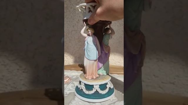 Антикварный фарфор.Франция.Три Грации.19век.Бисквитный фарфор смотреть онлайн