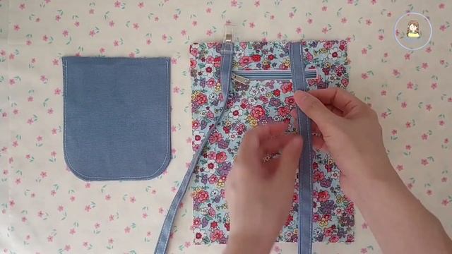 How to sew a cell phone bag in easy way | diy smartphone pouch | easy cell phone pouch making смотреть онлайн