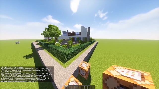 Minecraft | CASA MODERNA con un SOLO COMANDO! **INCREIBLE** | SIN MODS!! | COMANDOS смотреть онлайн