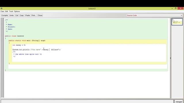 Java - BlueJ - Lesson 4: Combining Integer variable and Text смотреть онлайн