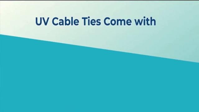 Best Cables And Wires Binding Solution For Solar Industry, UV Cable Ties смотреть онлайн
