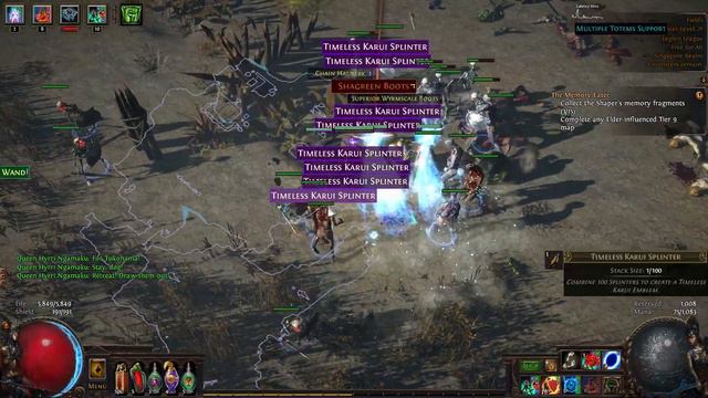 Path of Exile Summoner Witch T4 Legion General Fileds Normal Map Run смотреть онлайн