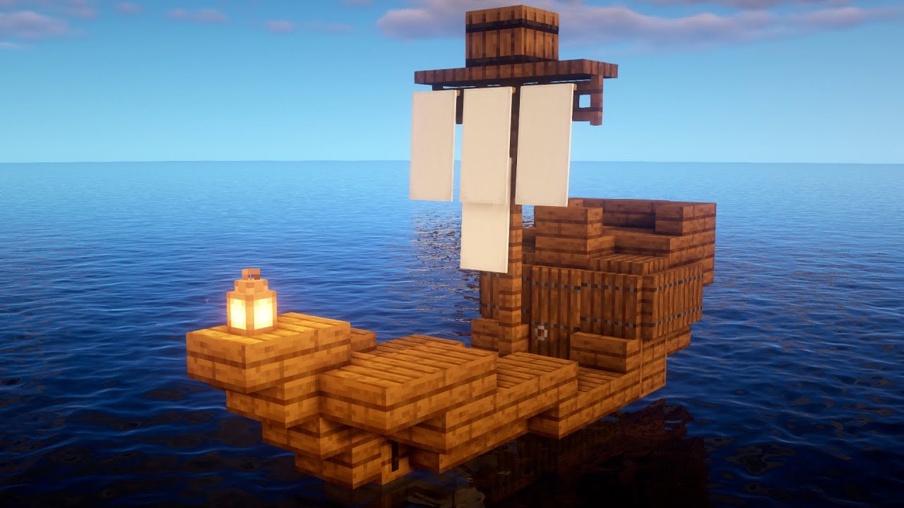 МАЛЕНЬКИЙ КОРАБЛЬ В МАЙНКРАФТЕ! смотреть онлайн