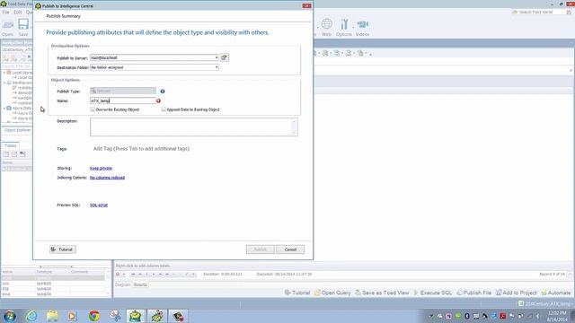 How to append to datasets in Toad Intelligence Central смотреть онлайн