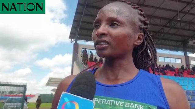 Hellen Obiri retains her 5,000m title at the KDF Athletics Championships at Ulinzi Sports Complex смотреть онлайн