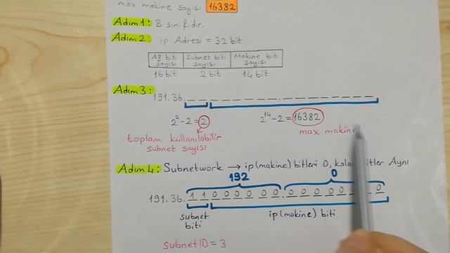 IP SUBNETTING ve IP ADRESLEME - Alt ağlara bölme soru çözümü 1.SORU смотреть онлайн