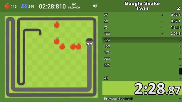 Being the First to Beat Twin Mode Again | Google Snake Twin Mode 5 Apple All Apples смотреть онлайн