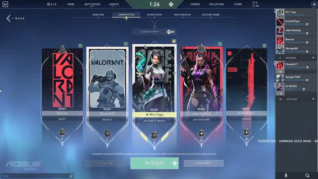 🔴MRS.YAGA LIVE - VALORANT GRIND! смотреть онлайн