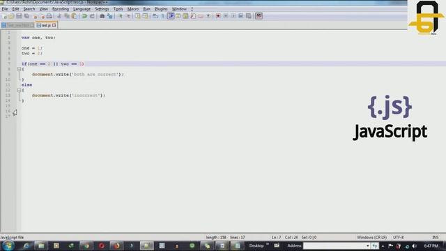 JavaScript tutorial - 05 |JavaScript Logical and Comparison Operator смотреть онлайн