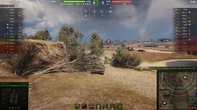 WoT Стандартный бой WZ 131G FT Отличная ПТ на ББ даже в неопытных руках смотреть онлайн
