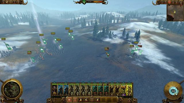 Мультиплеер Total War WARHAMMER II Лесные эльфы vs Лесные эльфы смотреть онлайн