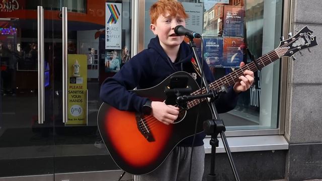 Meet Grafton Streets Newest And Youngest Busker 12 Year Old Fionn Whelan With Ed Sheerans 