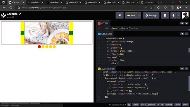 How to Create a Carousel in HTML / SCSS/ TYPESCRIPT смотреть онлайн