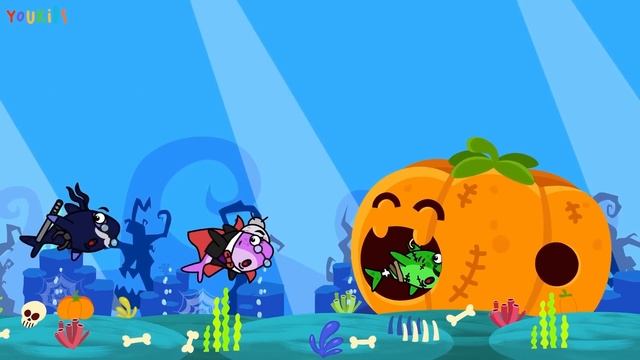 Johnny Johnny Yes Papa Song With Baby Shark Eating Sweets | Youkids Nursery Rhymes