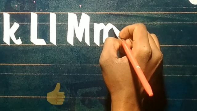 A to z alphabet write in paint brush. पैंट और ब्रश से लिखना सीखें। смотреть онлайн