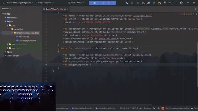 ASMR Programming - Dynamic Widget with Kotlin - No Talking смотреть онлайн