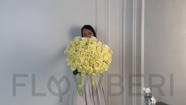 Розы Аваланж на сайте FlowBeri Букет №1 смотреть онлайн