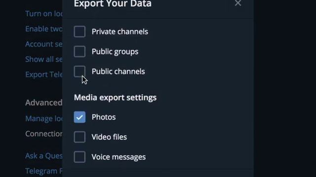 How to Export Your Telegram Data смотреть онлайн