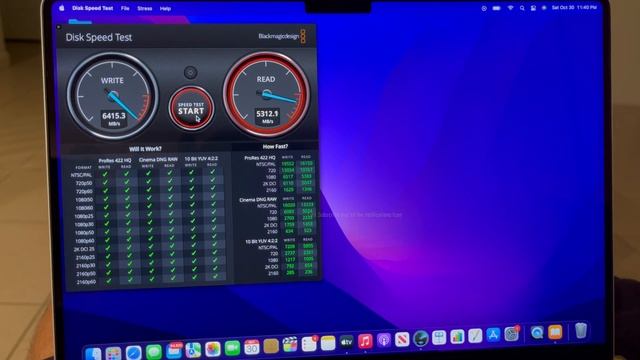 MacBook Pro 14 inch M1 Max T2 Disk Speed Test смотреть онлайн