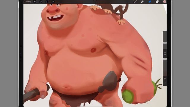 How to paint your character in Procreate + Free Brushes смотреть онлайн