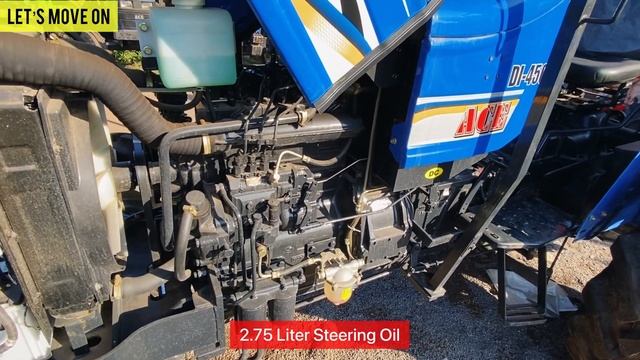 ACE 45hp 4X4 Tractor ( Power Hydraulics PTO Engine ) ACE Di-450NG 4WD Full Review By ITT With Rites