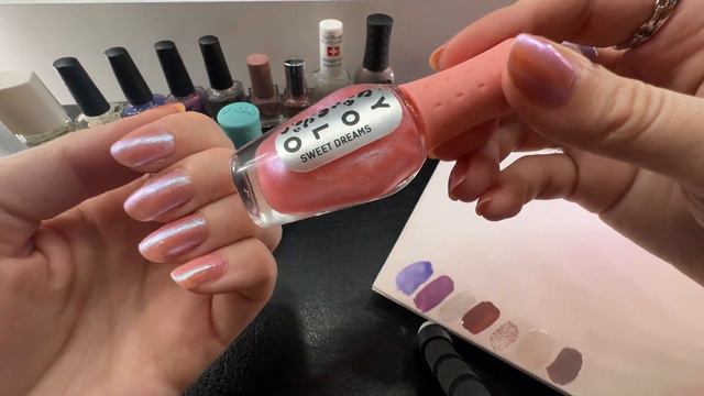 Коллекция лаков для ногтей. Мои лаки для маникюра. смотреть онлайн