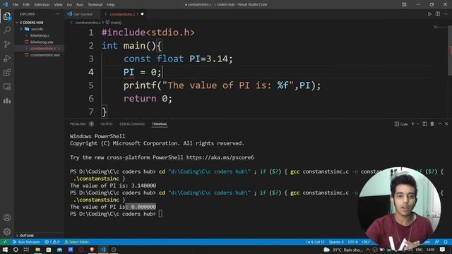 Constant & #define in C | Coders Hub смотреть онлайн