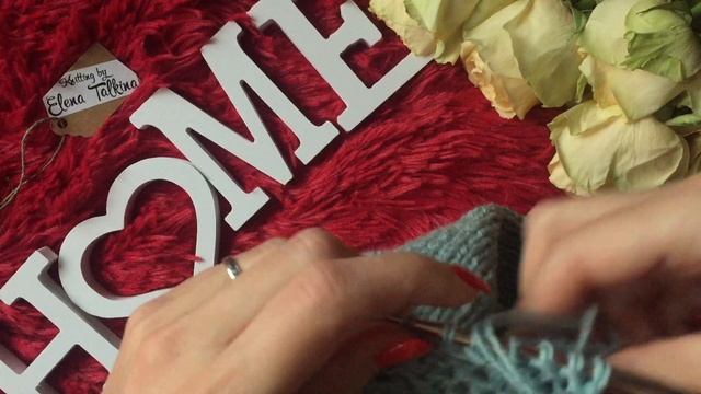 Вязание спицами детского свитера регланом снизу. Часть 3. Росток. Горловина. смотреть онлайн