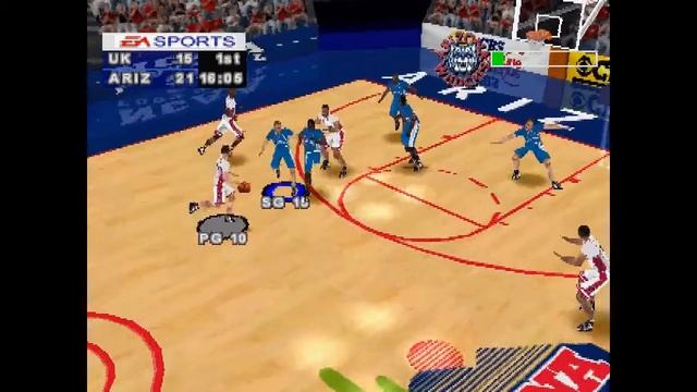 NCAA March Madness 98 ... (PS1) Gameplay смотреть онлайн