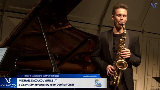 Mikhail KAZAKOV (Russia) plays 5 Visions Amoureuses by J.D. MICHAT смотреть онлайн