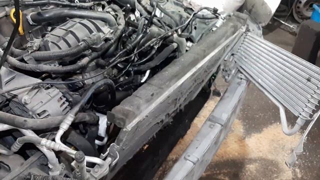 Замена радиаторов и кондиционера