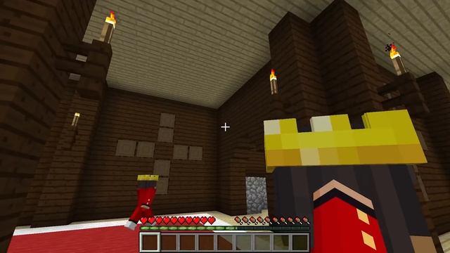 Hide and Seek with 100 Friends in Minecraft! смотреть онлайн