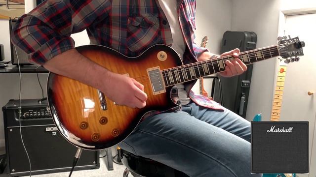 Boss Katana vs Marshall Code - Amp Tone Comparison смотреть онлайн