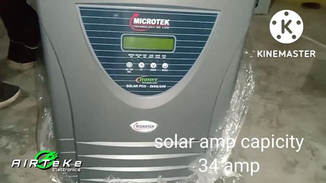 Microtek Solar Pcu 2 Kva 24 Volt//Mppt Solar Inverter 2 Kva 24 Volt//Unboxing & Fully Information