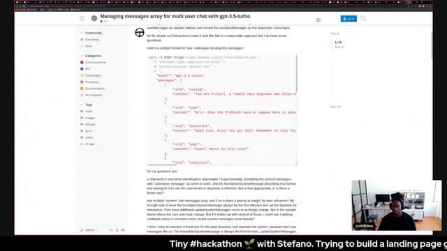 Tiny #hackathon ? making a landing page generator in 4hrs ⌛ using OpenAI & Vercel templates. ? смотреть онлайн