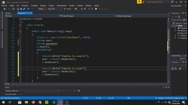 Curso de Sockets en C# - Cliente/Servidor Sincrónico - Respuestas del servidor [2.2/?] смотреть онлайн