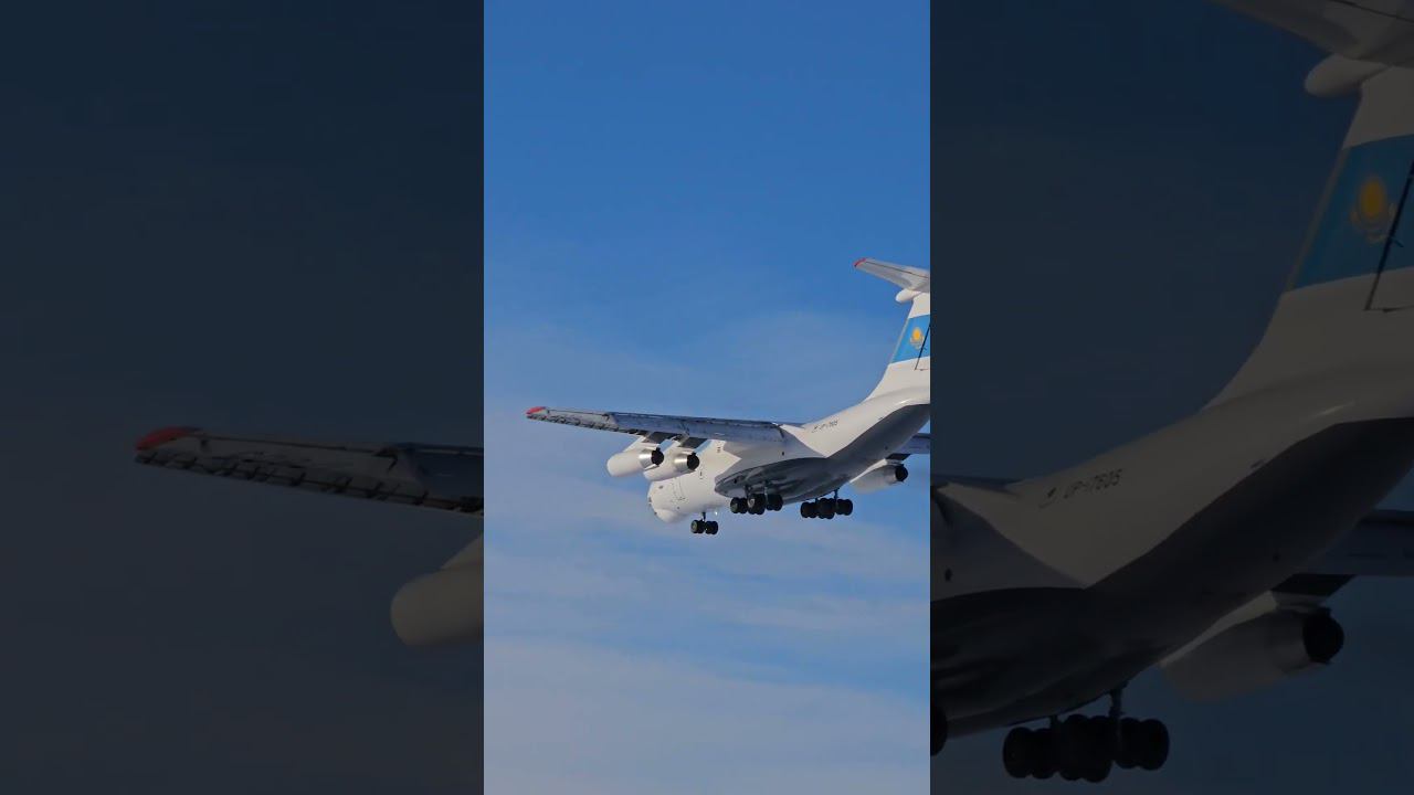 IL-76TD #sky #astana #kz #nqz #airport #il76 #qazaqstan #airforce #astana смотреть онлайн